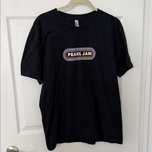 Pearl Jam American Apparel Black Graphic Tee